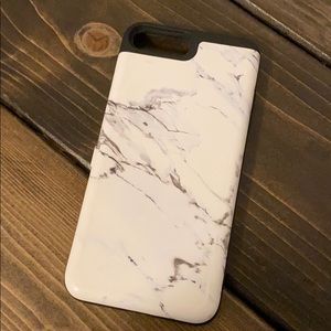 Card Holder Marble iPhone 8 Plus Case